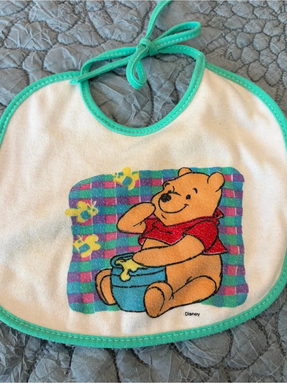 Vintage MULTIPLE Winnie the Pooh Bibs (6)